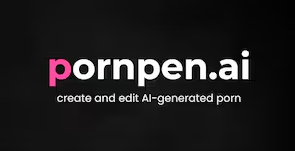 PornPen AI logo and create-and-edit AI artwork tagline